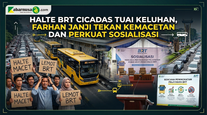 Halte BRT Cicadas Tuai Keluhan, Farhan Janji Tekan Kemacetan dan Perkuat Sosialisasi
