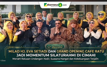 Milad Hj. Eva Setiadi dan Grand Opening Cafe Ratu Jadi Momentum Silaturahmi di Cimahi
