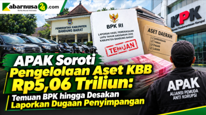 APAK Soroti Pengelolaan Aset KBB Rp5,06 Triliun: Temuan BPK hingga Desakan Laporkan Dugaan Penyimpangan