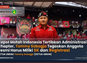 Cepot Motah Indonesia Tertibkan Administrasi Chapter, Tommy Subagja Tegaskan Anggota Resmi Harus Miliki SK dan Registrasi