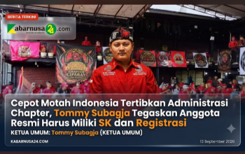 Cepot Motah Indonesia Tertibkan Administrasi Chapter, Tommy Subagja Tegaskan Anggota Resmi Harus Miliki SK dan Registrasi
