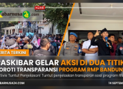 PASKIBAR Gelar Aksi di Dua Titik, Soroti Transparansi Program RMP Kota Bandung
