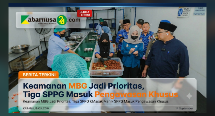 Keamanan MBG Jadi Prioritas, Tiga SPPG Masuk Pengawasan Khusus