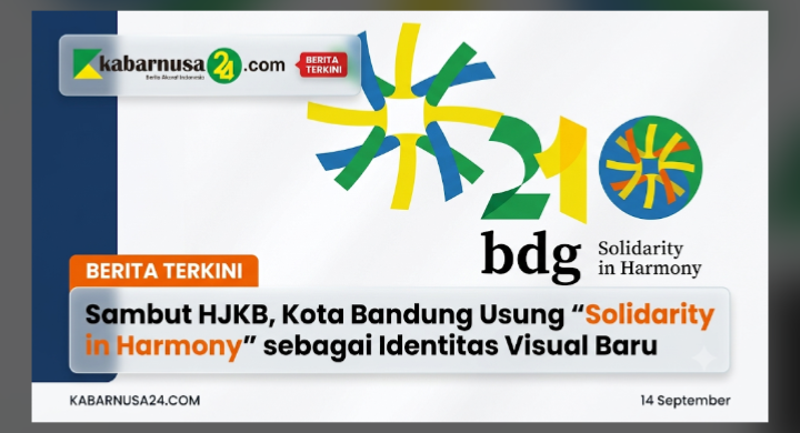 Sambut HJKB, Kota Bandung Usung “Solidarity in Harmony” sebagai Identitas Visual Baru