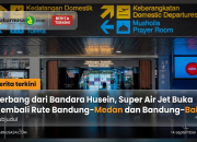 Terbang dari Bandara Husein, Super Air Jet Buka Kembali Rute Bandung–Medan dan Bandung–Bali