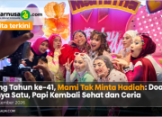 Ulang Tahun ke-41, Mami Tak Minta Hadiah: Doanya Hanya Satu, Papi Kembali Sehat dan Ceria