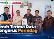 Serah Terima Data Pengurus Perindag   