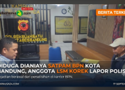 Diduga Dianiaya Satpam BPN Kota Bandung, Anggota LSM KOREK Lapor Polisi