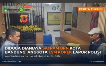 Diduga Dianiaya Satpam BPN Kota Bandung, Anggota LSM KOREK Lapor Polisi