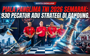 Piala Panglima TNI 2026 Semarak, 930 Pecatur Adu Strategi di Bandung