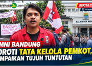 GMNI Bandung Soroti Tata Kelola Pemkot, Sampaikan Tujuh Tuntutan