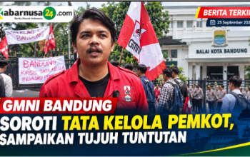 GMNI Bandung Soroti Tata Kelola Pemkot, Sampaikan Tujuh Tuntutan