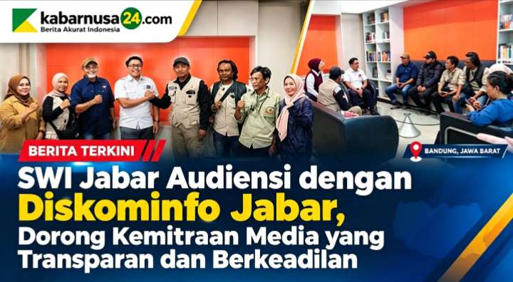SWI Jabar Audiensi dengan Diskominfo Jabar, Dorong Kemitraan Media yang Transparan dan Berkeadilan