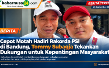 Cepot Motah Hadiri Rakorda PSI di Bandung, Tommy Subagja Tekankan Dukungan untuk Kepentingan Masyarakat