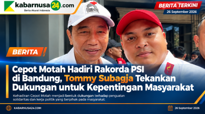 Cepot Motah Hadiri Rakorda PSI di Bandung, Tommy Subagja Tekankan Dukungan untuk Kepentingan Masyarakat