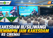 Kakesdam III/Siliwangi Memimpin Jam Kakesdam di RS Ciremai