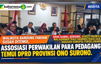 WALIKOTA BANDUNG FARHAN SUSAH DITEMUI , ASSOSIASI PERWAKILAN PARA PEDAGANG TEMUI DPRD PROVINSI  ONO SURONO