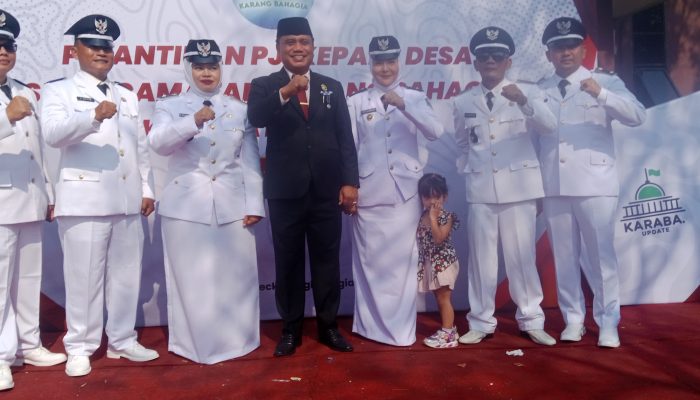 7 Pj. Kades se-Kecamatan Karangbahagia Siap Bertugas Usai Dilantik Camat