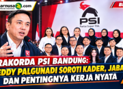 Rakorda PSI Bandung: Deddy Palgunadi Soroti Kader, Jabatan, dan Pentingnya Kerja Nyata