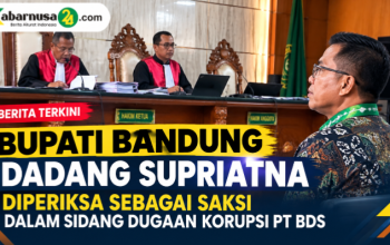 Bupati Bandung Dadang Supriatna Diperiksa sebagai Saksi dalam Sidang Dugaan Korupsi PT BDS