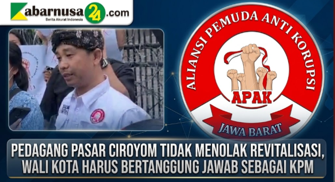 Pedagang Pasar Ciroyom Tidak Menolak Revitalisasi, Wali Kota Harus Bertanggung Jawab sebagai KPM