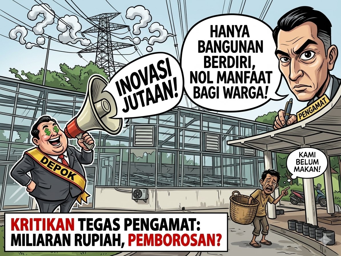 Inovasi atau Pemborosan, Greenhouse Hidroponik Hybrid Tapos Depok Miliaran Rupiah, Pengamat: Hanya Bangunan Berdiri, Nol Manfaat bagi Warga