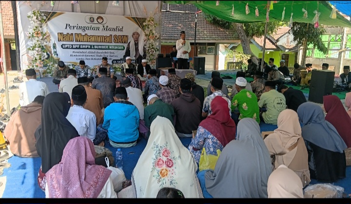 Maulid Nabi Muhammad SAW Sekaligus Perkenalan Kepala Sekolah Baru, H. Nur Hairi,S.Ag Dorong Siswa Berakhlak dan Siap Terjun ke Masyarakat