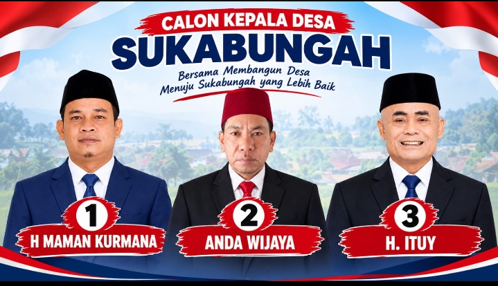 Penetapan Nomer Urut Cakades Sukabungah, Pesan Panitia Pilkades: Utamakan Kondusivitas dan Singkirkan Ego Kelompok