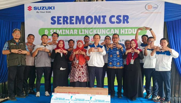 PT Suzuki Indomobil Motor Bersama PT Harrosa Darma Nusantara Salurkan CSR di SMPN 1 Cikarang Pusat