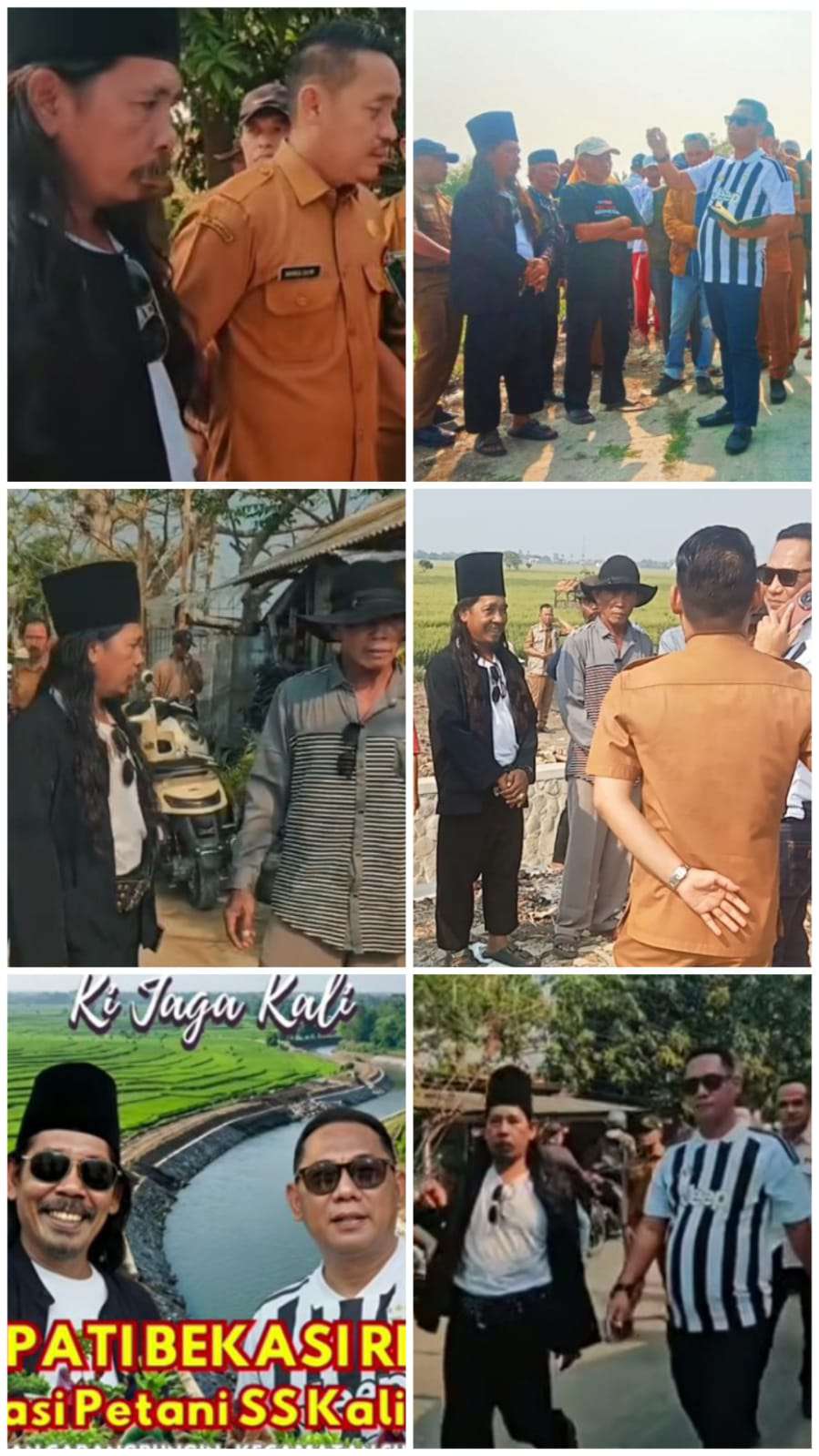 Kijaga Kali Sambut Hangat Kedatangan Plt Bupati Kabupaten Bekasi Untuk Tinjau Kali Butek, Atas Keluhan Para Petani Terkait Irigasi Dan Akses Jalan,
