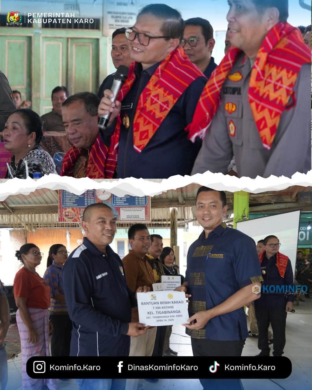 Bupati Karo Gelar Sambang Warga di Desa Kem Kem Kecamatan Tigabinanga, Dorong Gerakan Indonesia ASRI