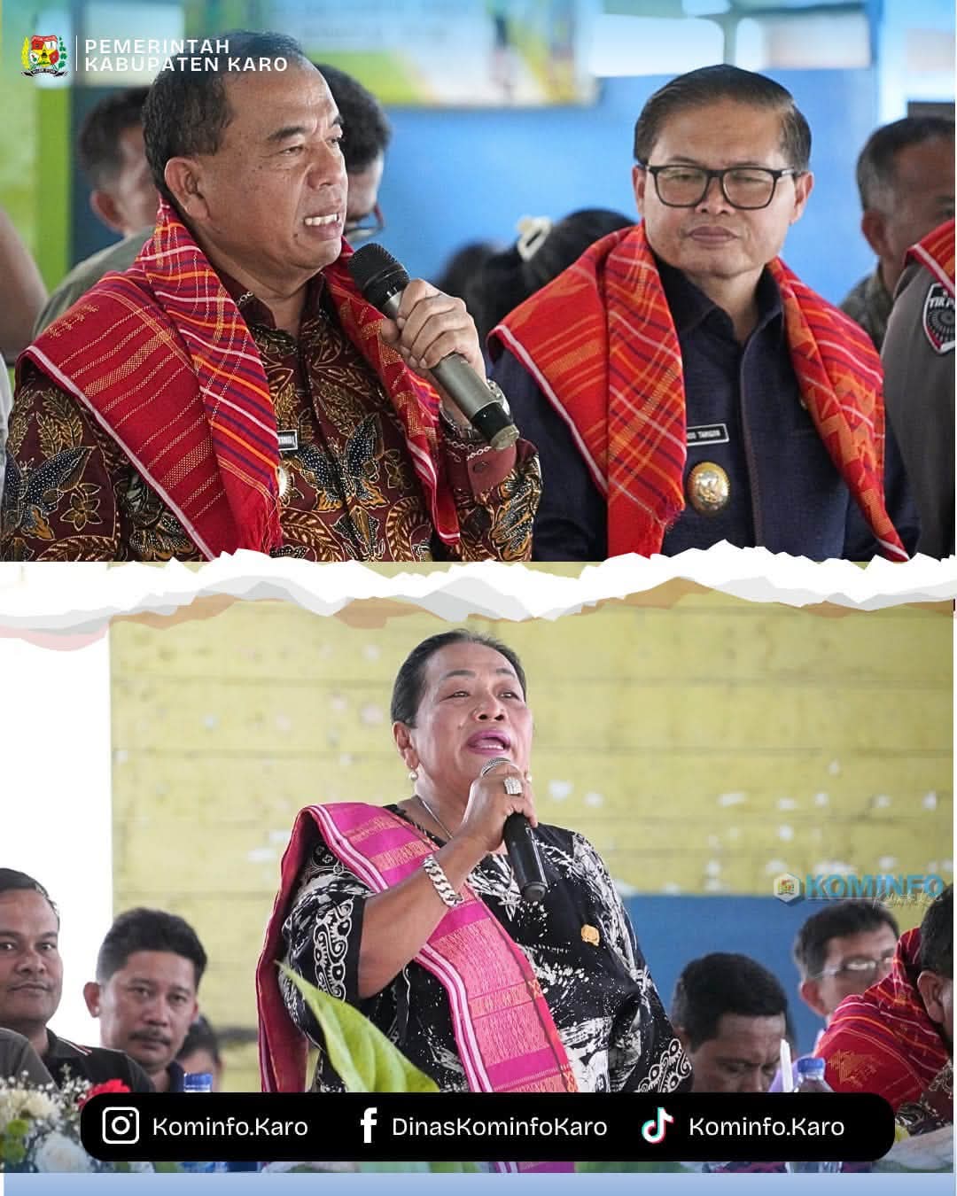 Bupati Karo Gelar Sambang Warga di Desa Kem Kem Kecamatan Tigabinanga, Dorong Gerakan Indonesia ASRI