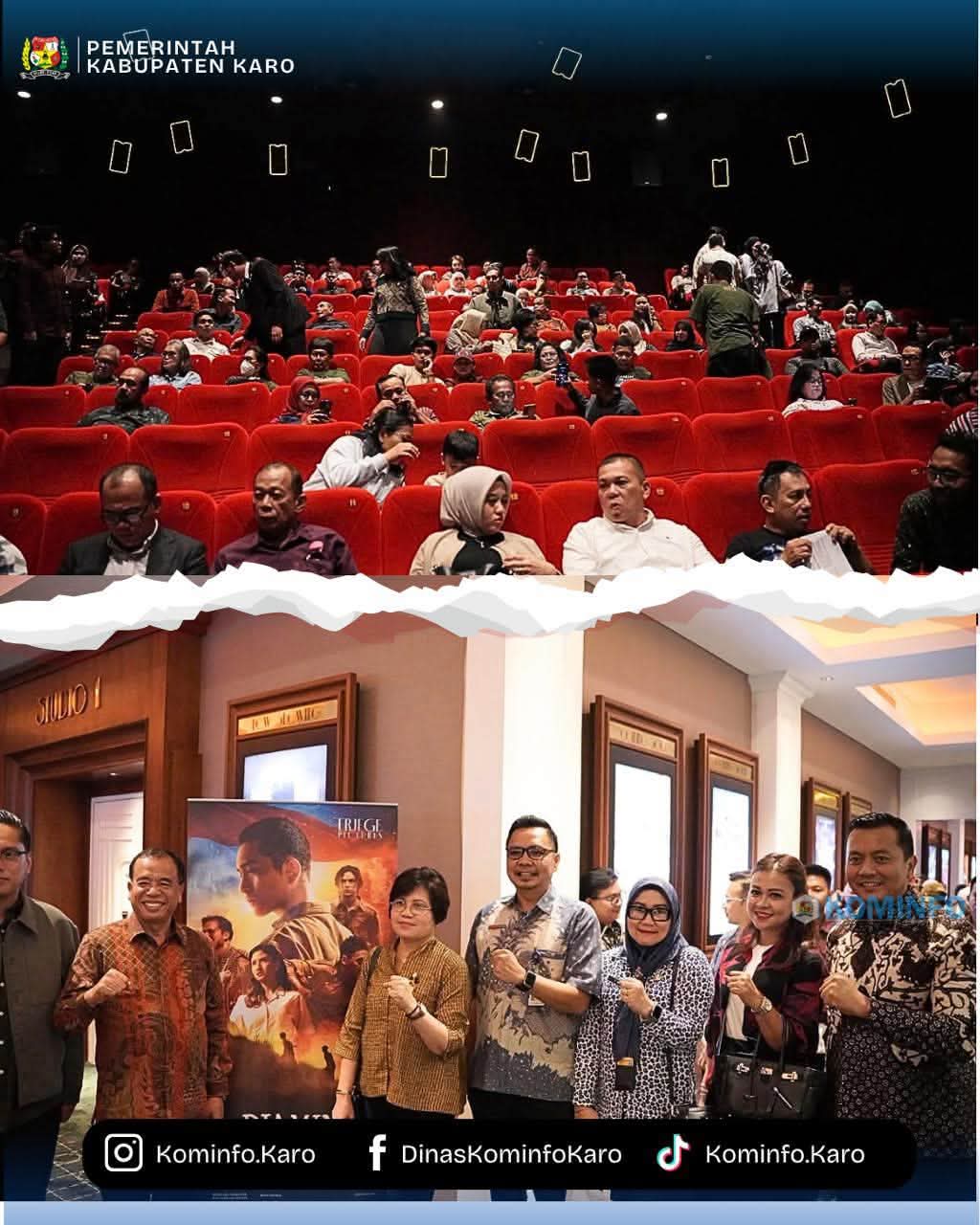 Bupati Karo Hadiri Gala Premier Film Djamin Setia Selamanya Bupati Karo Hadiri Gala Premier Film Djamin Setia Selamanya