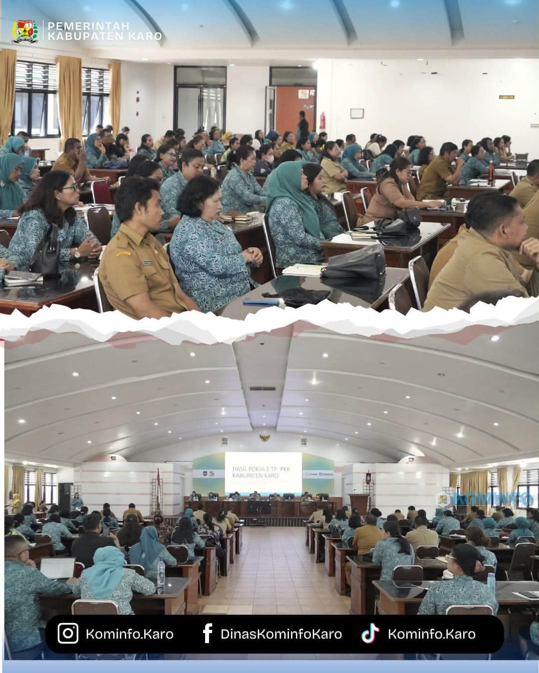 Rapat Evaluasi Hasil Monitoring Desa Percontohan PKK dan Rapat Bulanan PKK Tahun 2026 Kabupaten Karo Rapat Evaluasi Hasil Monitoring Desa Percontohan PKK dan Rapat Bulanan PKK Tahun 2026 Kabupaten Karo