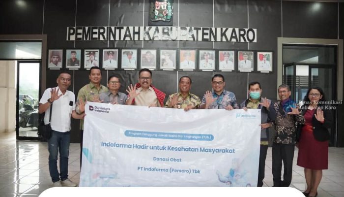 Pemkab Karo Terima Donasi Obat-obatan dari PT Indofarma untuk Mendukung Pelayanan Kesehatan