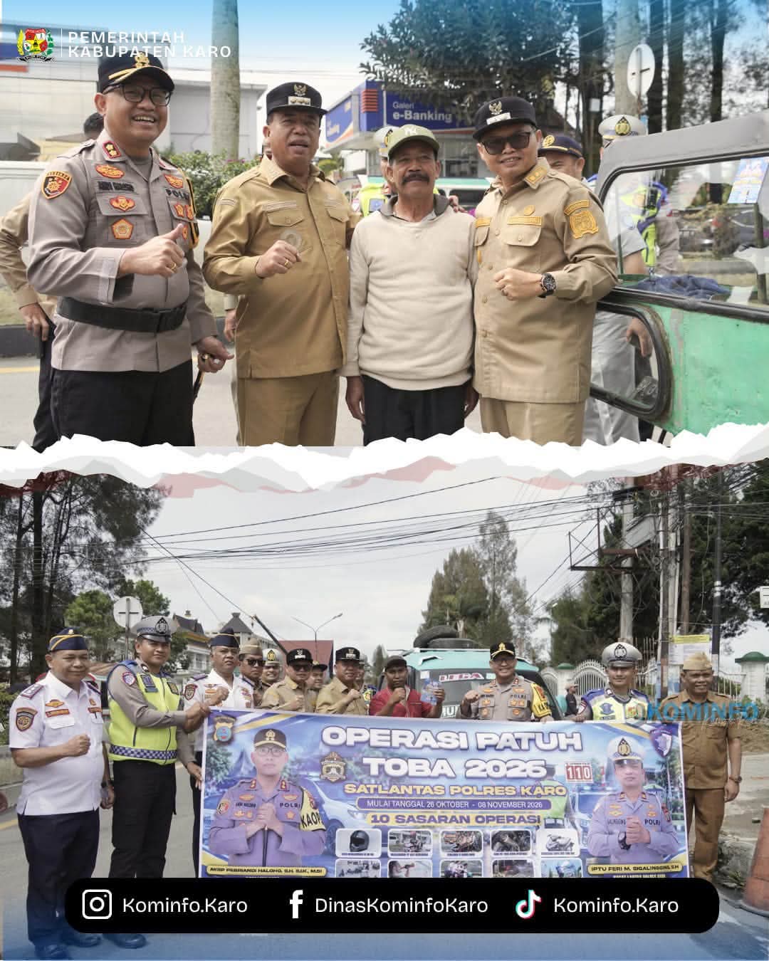 Apel Gelar Pasukan Ops Patuh Toba Kabupaten Karo 2026 Apel Gelar Pasukan Ops Patuh Toba Kabupaten Karo 2026