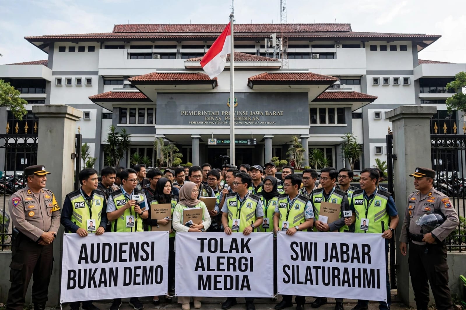 Disdik Jabar Tolak Audiensi Media, Wajibkan Surat Pemberitahuan Polisi - Wartawan Jabar Siap Geruduk