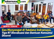 Gas Menyengat di Tukdana Indramayu, Tiga RT Dievakuasi dan Bantuan Konsumsi Disorot