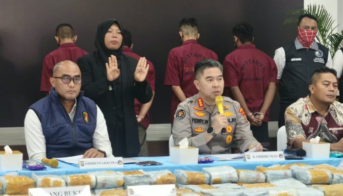 Polda Sumut Ungkap Tiga Kasus Narkoba, Sita 244 Kg Sabu