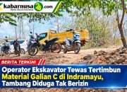 Operator Ekskavator Tewas Tertimbun Material Galian C di Indramayu, Tambang Diduga Tak Berizin