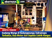 Gudang Warga di Kedungwungu Indramayu Terbakar, Dua Motor dan Sepeda Listrik Hangus