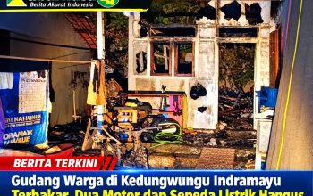 Gudang Warga di Kedungwungu Indramayu Terbakar, Dua Motor dan Sepeda Listrik Hangus