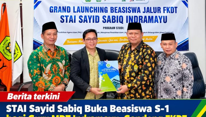 STAI Sayid Sabiq Buka Beasiswa S-1 bagi Guru MDT Indramayu, Gandeng FKDT