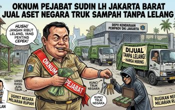 Oknum Mantan Kasudin Kebal Hukum, Dugaan Jual Aset Negara Sudin LH Jakarta Barat Tanpa Lelang Oknum Mantan Kasudin Kebal Hukum, Dugaan Jual Aset Negara Sudin LH Jakarta Barat Tanpa Lelang