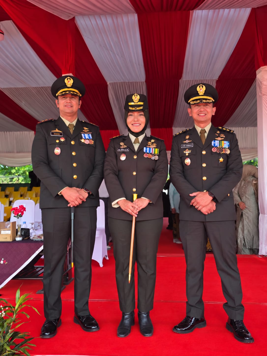 Kepala Rumah Sakit Ciremai Hadiri Upacara Peringatan HUT Ke-81 TNI di Stadion Ranggajati