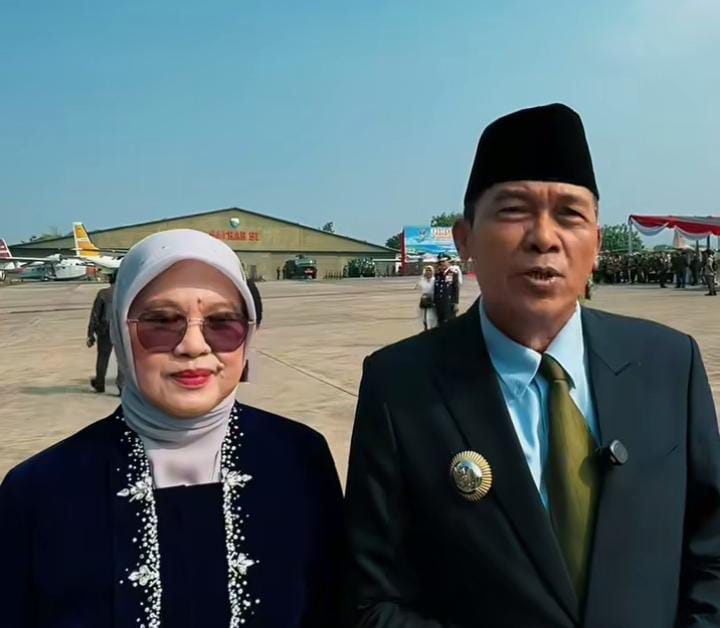 Wali Kota Cimahi Ngatiyana Hadiri Upacara HUT ke-81 TNI di Lanud Husein Sastranegara
