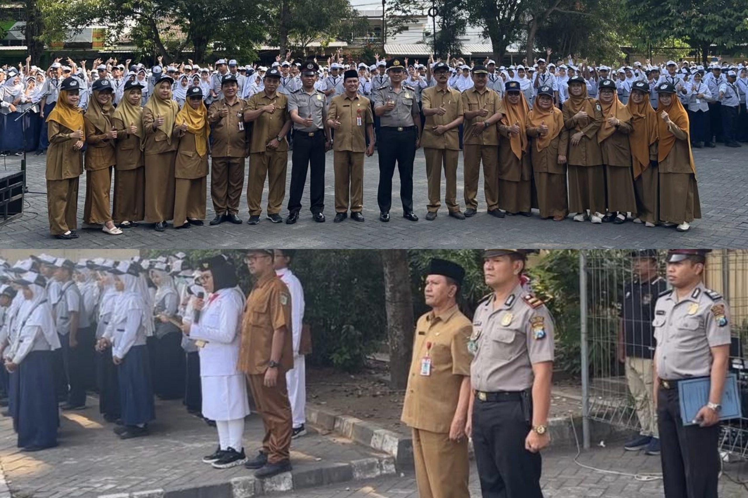 Cegah Narkoba hingga Tawuran, Polsek Lumajang Edukasi Siswa SMPN 1 Lumajang