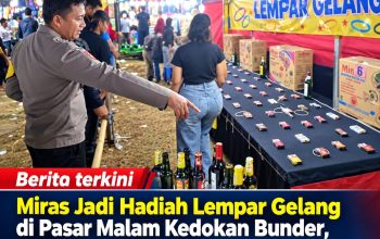 Miras Jadi Hadiah Lempar Gelang di Pasar Malam Kedokan Bunder, Polisi Turun Tangan
