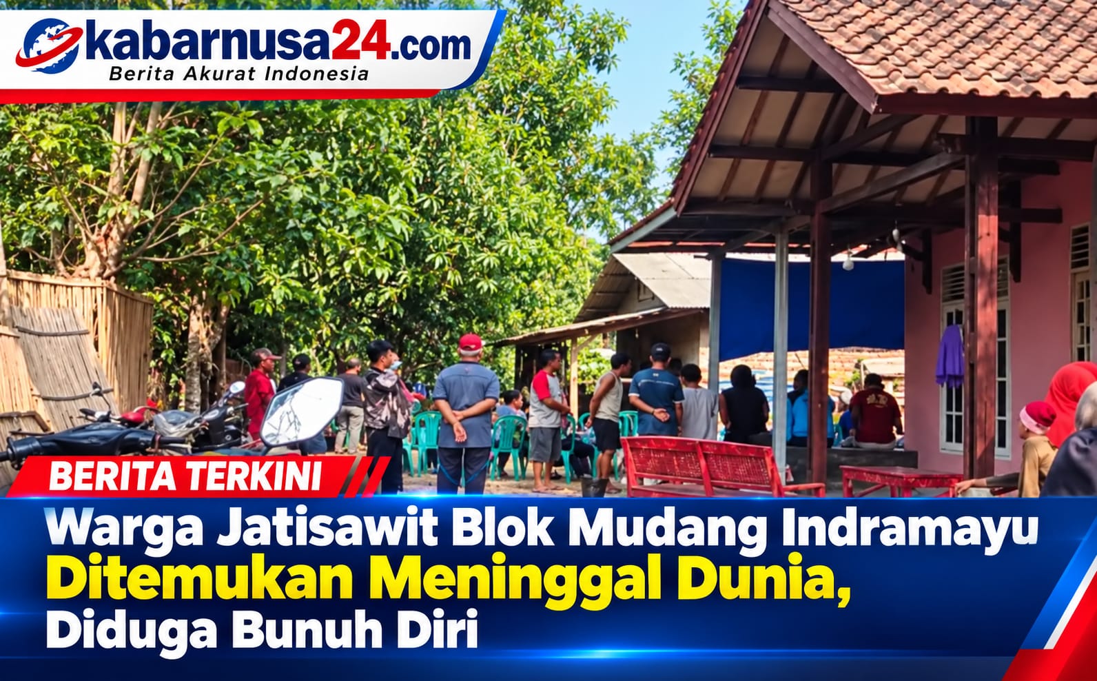 Warga Jatisawit Blok Mudang Indramayu Ditemukan Meninggal Dunia, Diduga Bunuh Diri