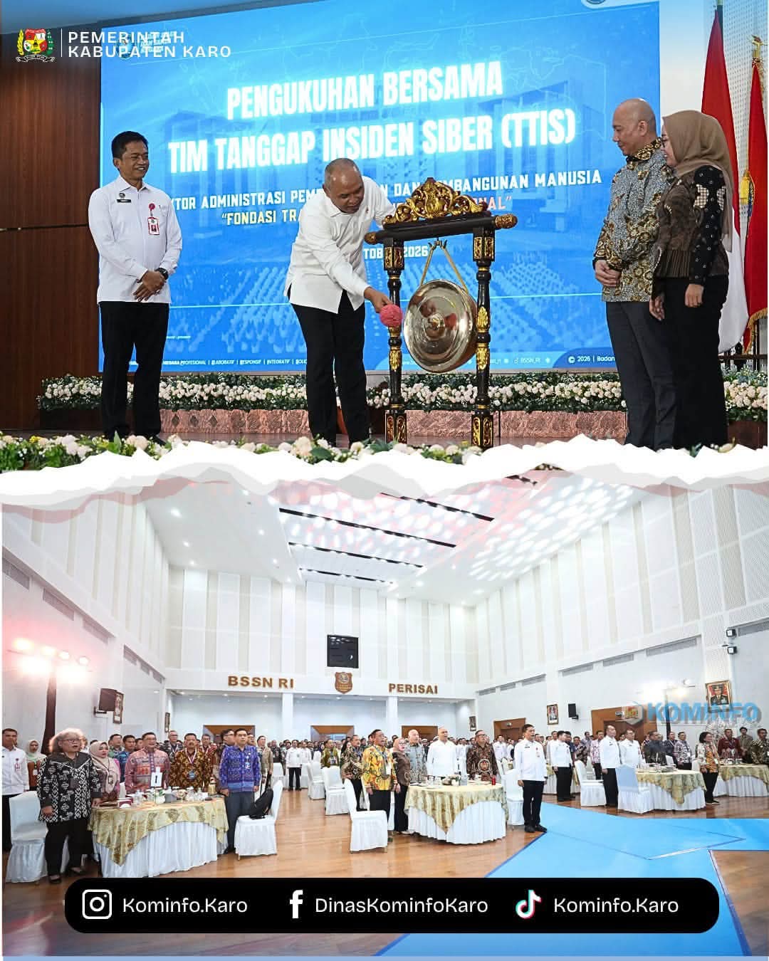 Tingkatkan Keamanan Siber Daerah, Pemkab Karo Terima STR TTIS Resmi dari BSSN RI Tingkatkan Keamanan Siber Daerah, Pemkab Karo Terima STR TTIS Resmi dari BSSN RI